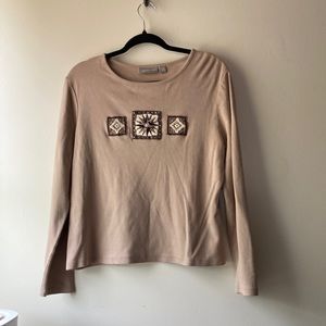 Croft and Barrow long sleeve tee top
